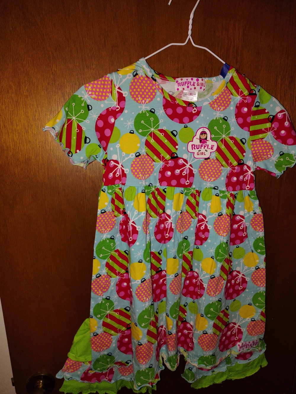 Set Of 4 Set Ruffle Girl Out Fits - Picture 5 of 10